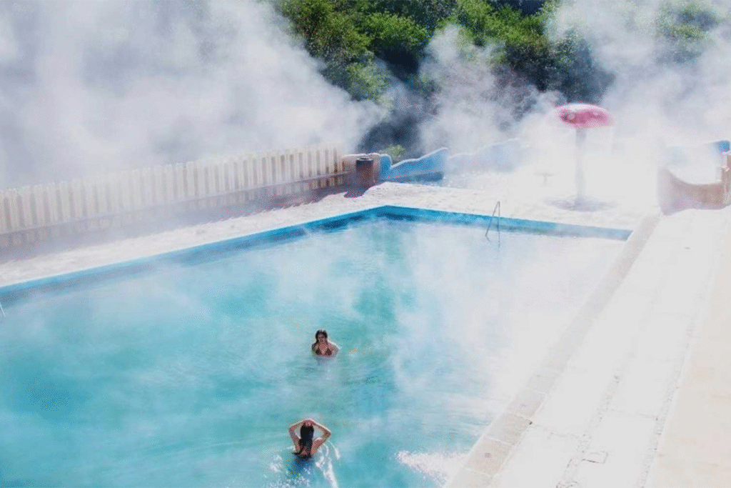 Balneario Aguas termales.
Chignahuapan, Puebla.