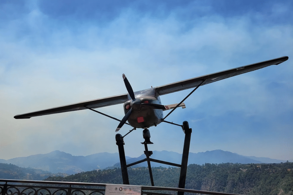 Avioneta modelo Cessna 252S la Fuerza Área Mexicana 
Zacatlán, Puebla.