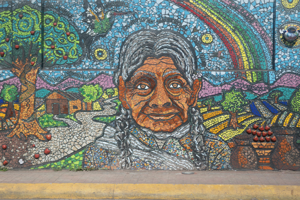 Mural en el paseo de la Barranca de los Jilgueros.
Zacatlan, Puebla.